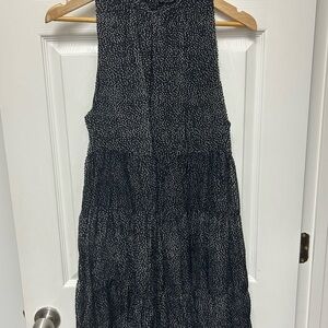 TCEC Gray A-line Halter Dress